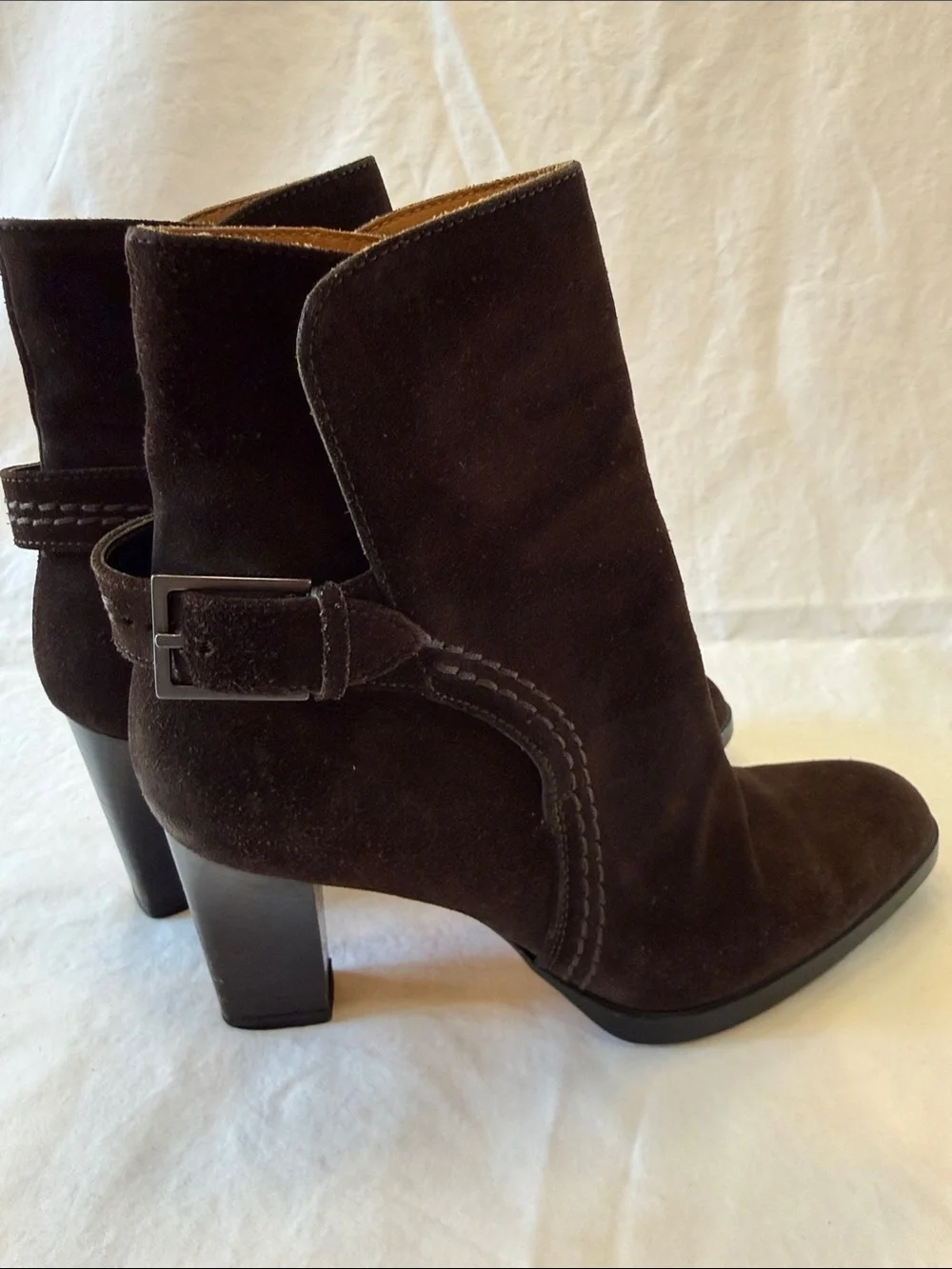 Tod’s Women's Dark Brown Suede Ankle Boots